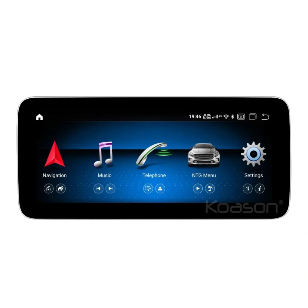 Navigator për Mercedes Benz GLA, CLA dhe A Class me ekran HD 10.25 inch dhe kontroll me prekje.