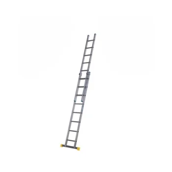 Shkallë zgjatuese alumini me 2 seksione dhe lartësi maksimale deri në 435 cm.