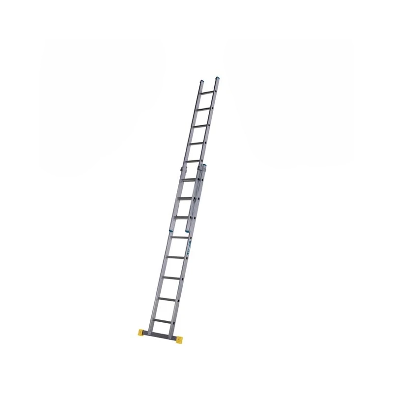 Shkallë zgjatuese alumini me 2 seksione dhe lartësi maksimale deri në 435 cm.