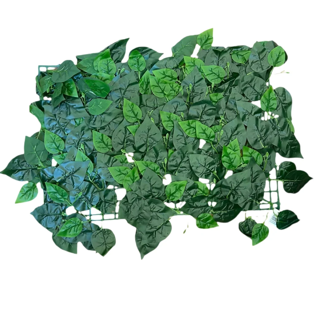 Gardh me gjethe artificiale Devils Ivy 60x40cm per dekorim ambientesh