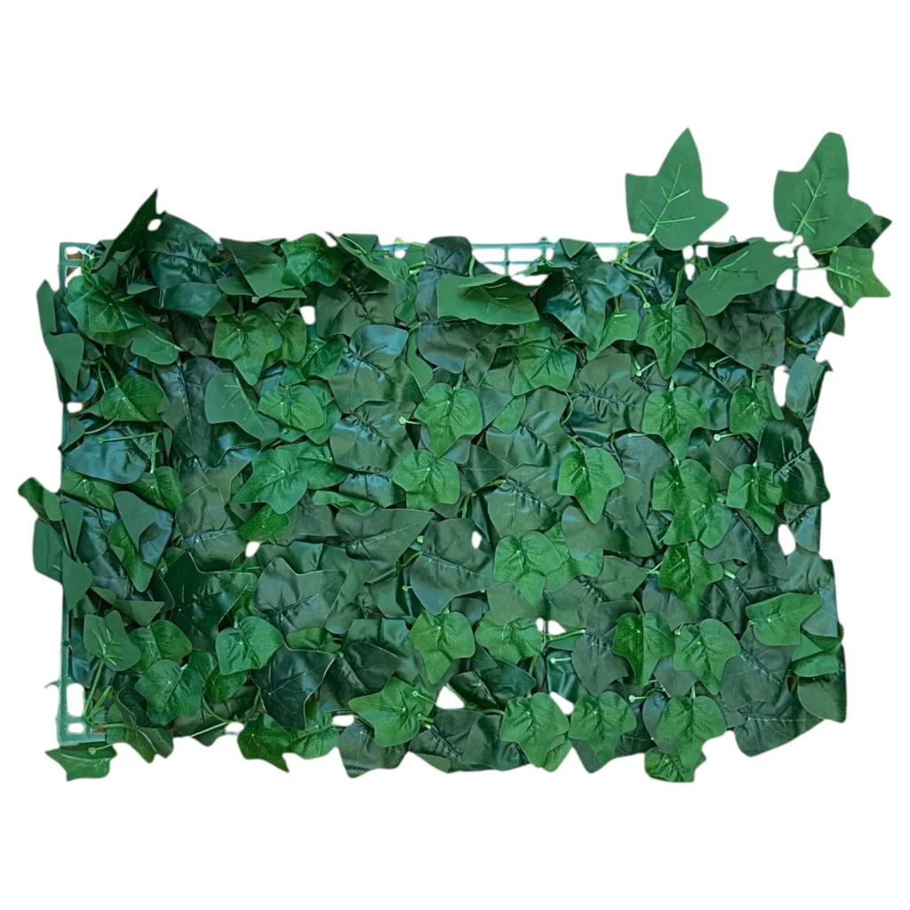 Gardh me gjethe artificiale Ivy 60x40cm per dekorim ambientesh te brendshme dhe te jashtme