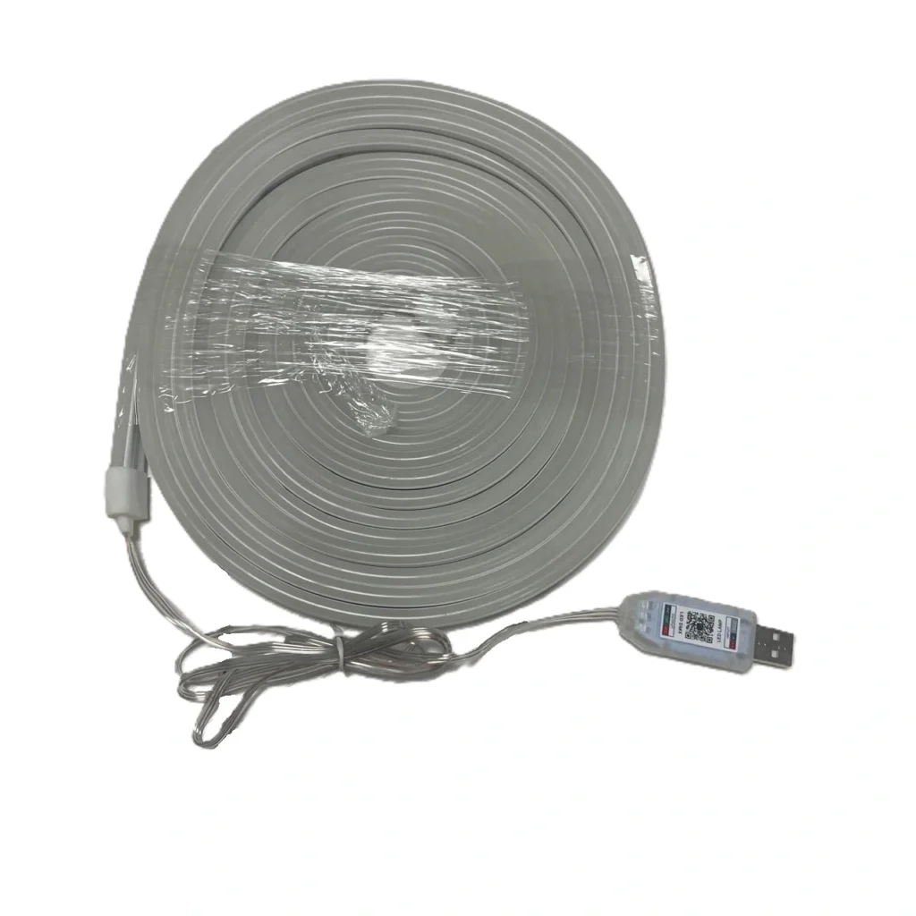 Shirit dritash LED RGB me material silikoni te qendrueshem