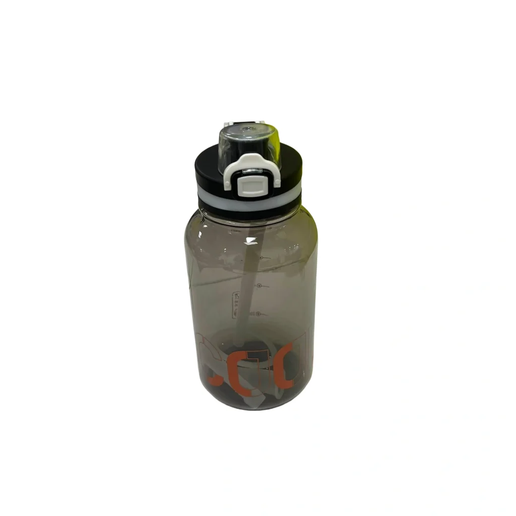 Shishe uji 900ml prej materiali ABS dhe PP, me dizajn ergonomik dhe sistem praktik për pirje.