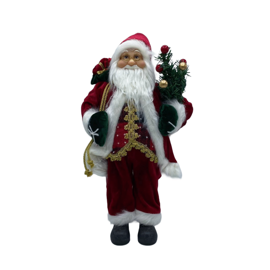Dekor Festiv i Kuq Babagjyshi (45cm)