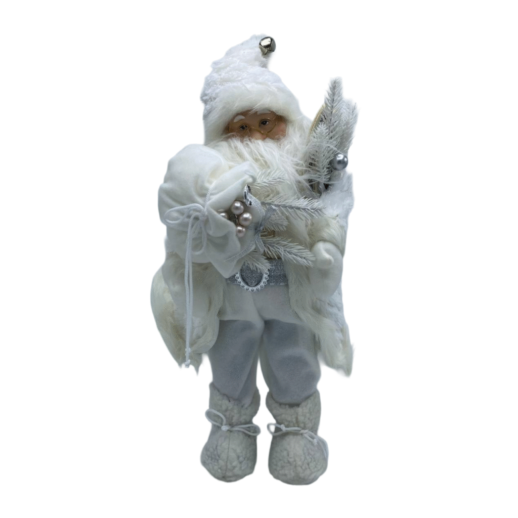 Babagjysh për Krishtlindjet i Bardhë (45cm)