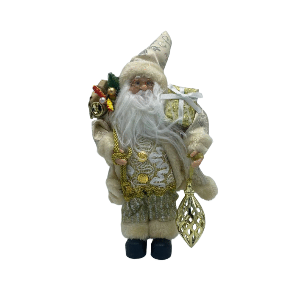 Dekor Festiv Babagjyshi ne Ngjyre te Arte (30cm)