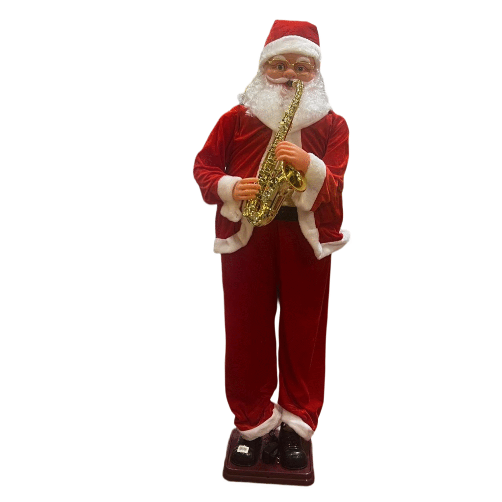 Dekor Festiv-Babagjysh me Saksofon dhe me Syze 1.6m