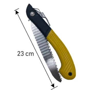Sharrë kopshtarie me dorezë ergonomike dhe material plastik rezistent për përdorim komod dhe të lehtë.
