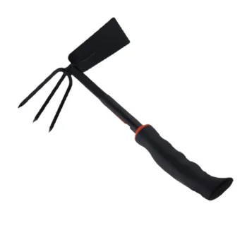 Shatë kopshtarie me 2 përdorime, konstruksion çeliku, dorezë antirrëshqitëse dhe gjatësi 28 cm.