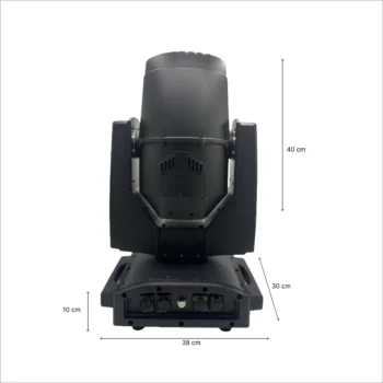 Robot Beam me llambë 380W për ndriçim të fuqishëm dhe efekte dinamike në ambiente skenike