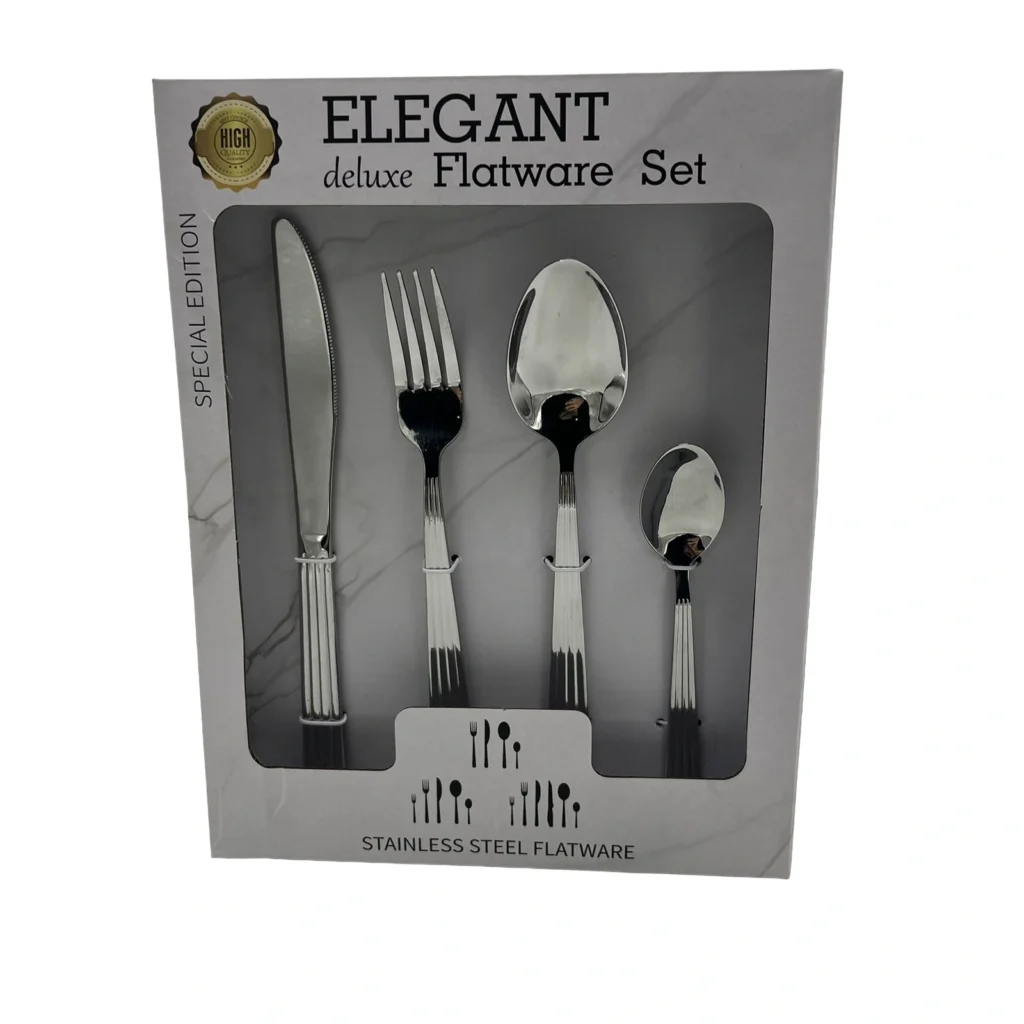 Set kuzhine 24 pjese celik inox per 6 persona