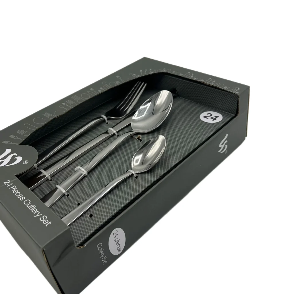 Set kuzhine 24 pjese celik inox per 6 persona