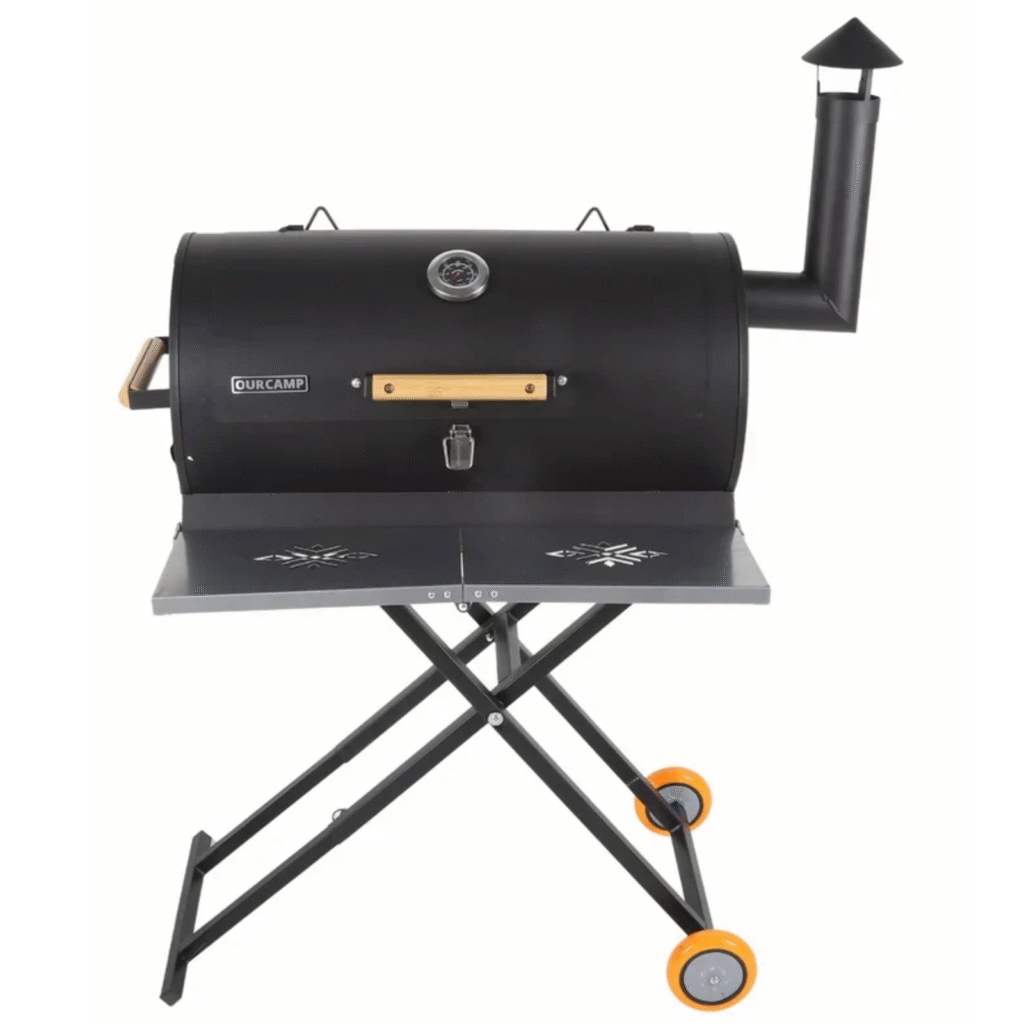Zgare Metalike per Barbecue me Kapak dhe Tavoline (69X34X103cm) 2099A