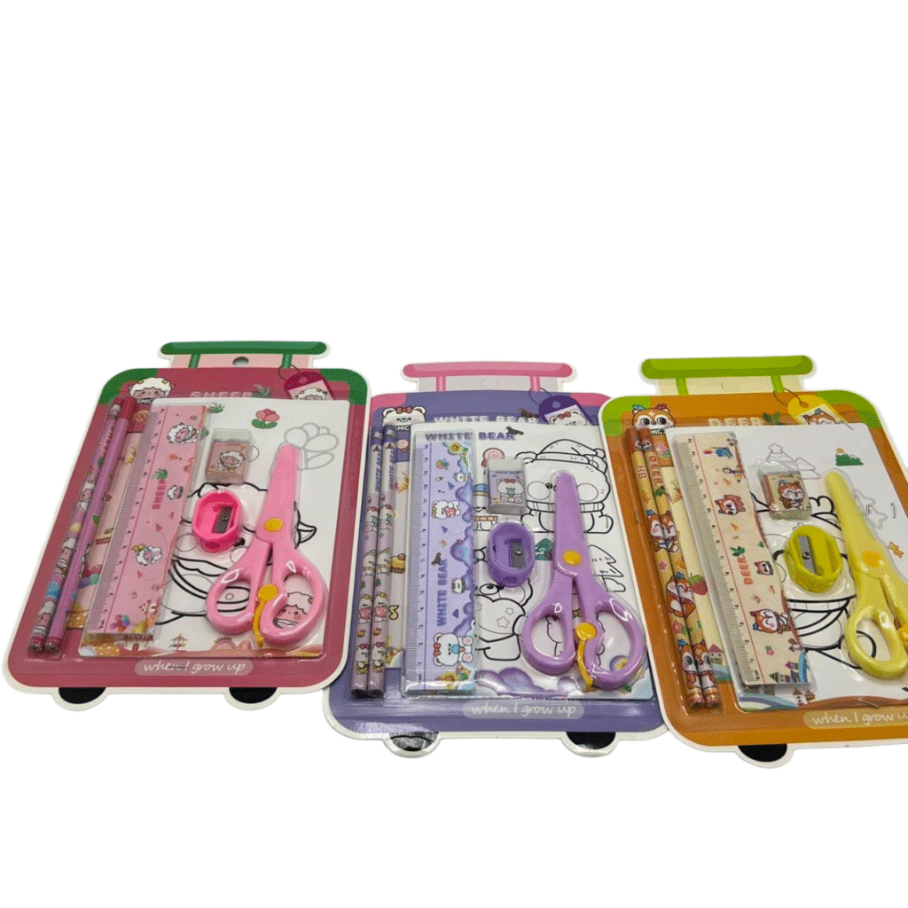 Set me 6 Artikuj Shkollor per Femije WS-9917