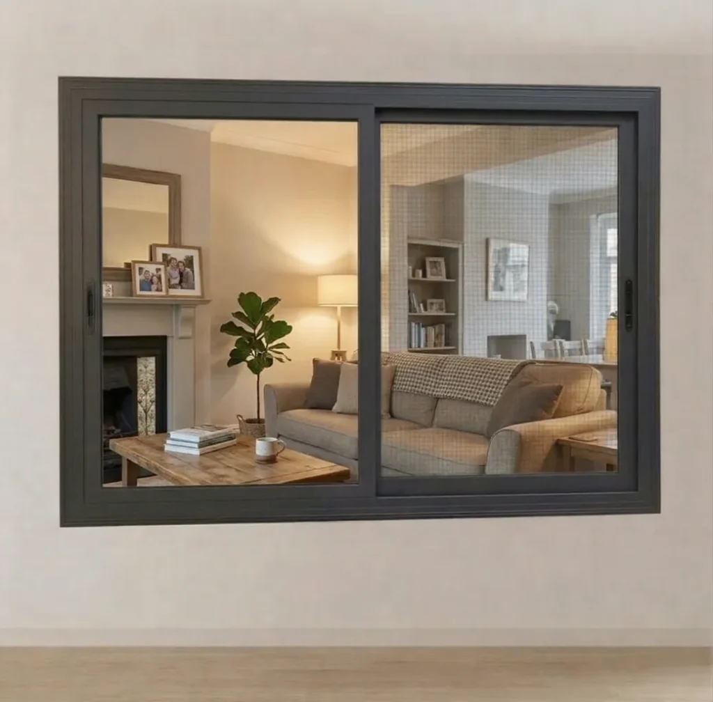 Dritare alumini per apartamente dhe shtepi me xham reflektues