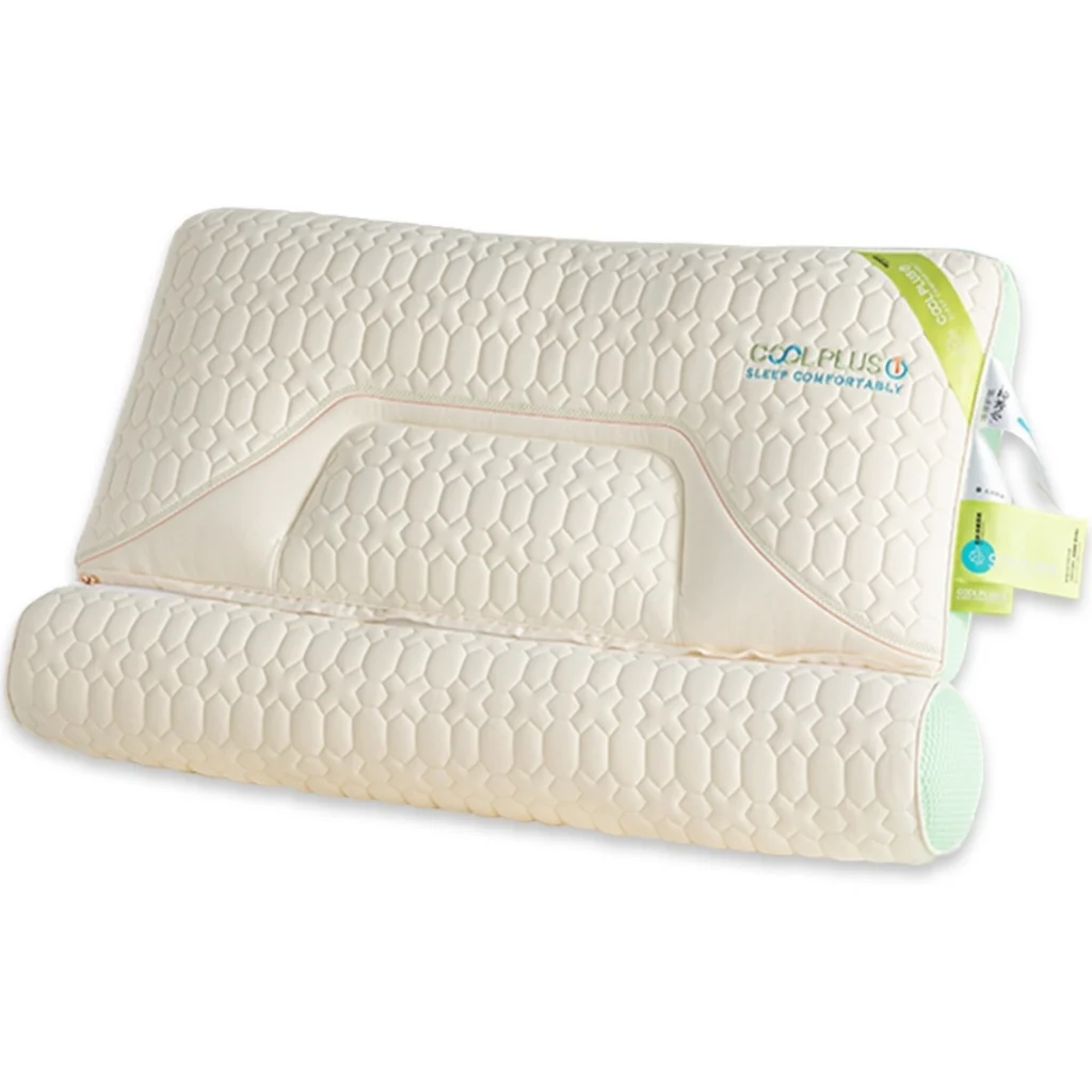Jastek gjumi memory foam per mbeshtetje te qafes dhe shpines