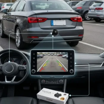 Kamera parkimi për makinë me kënd të gjerë shikimi 170° për mbulim më të madh pas automjetit