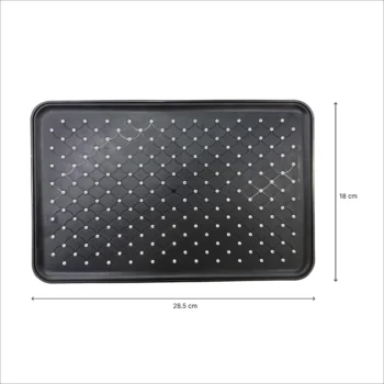Panel dushi me përmasa 41x12.5x6 cm, katër butona dhe kontrollues temperature për rrjedhjen e ujit