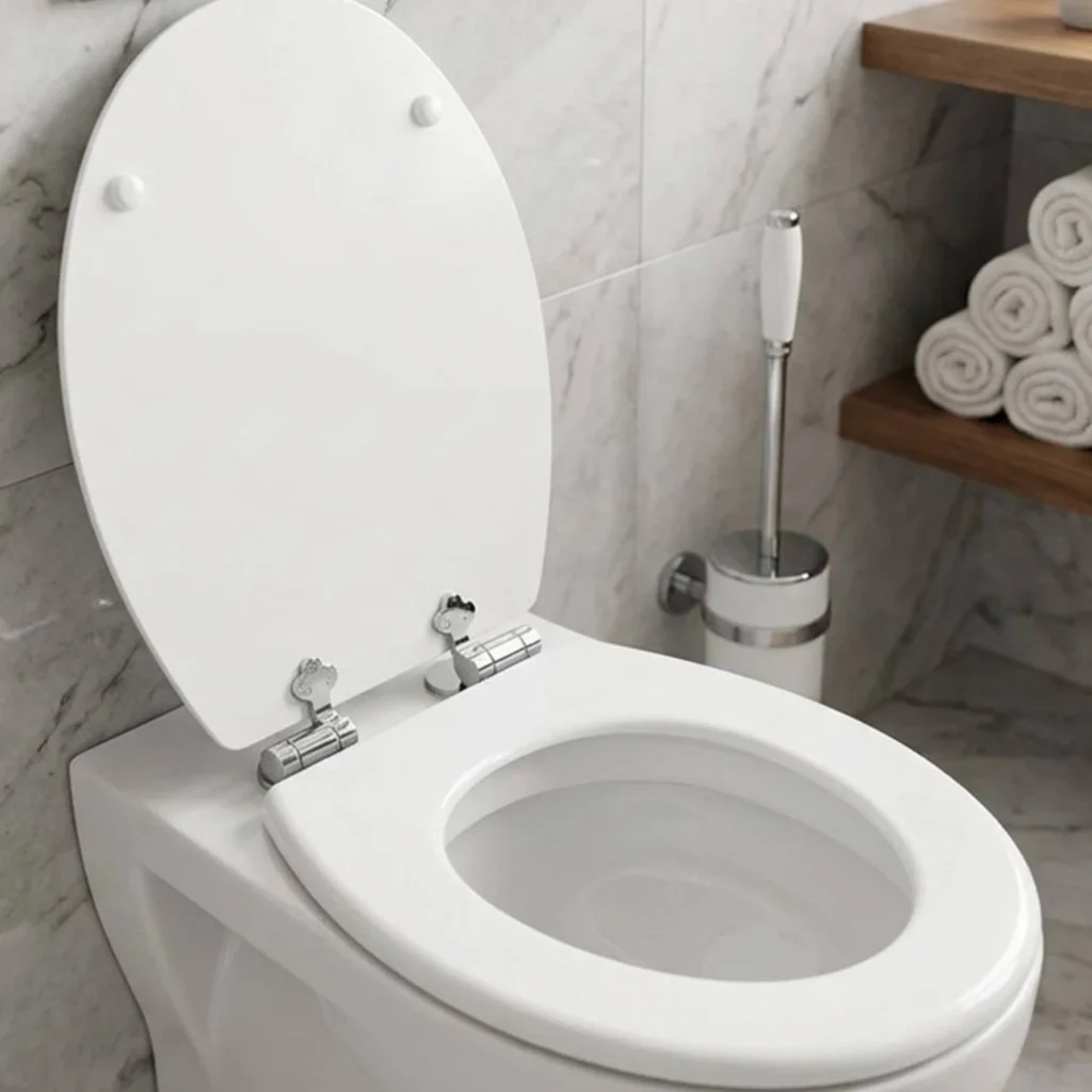 Kapak i bardhe wc per tualetin