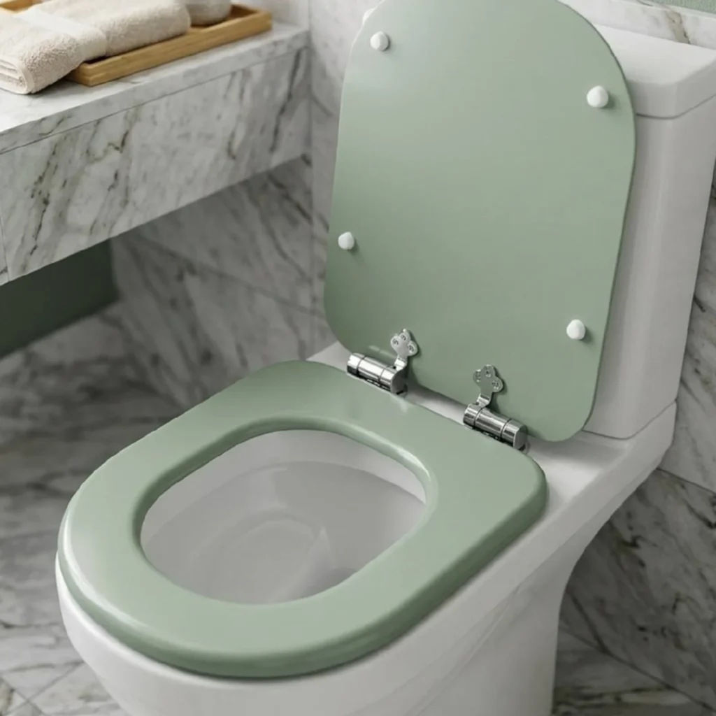 Kapak per WC me ngjyre mente
