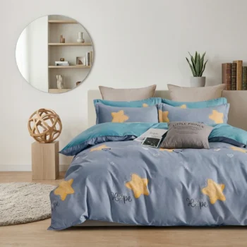 Set çarçafësh me 2 këllëfë jastëku 48x74 cm për krevat dopio