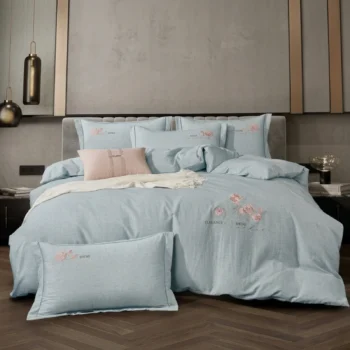 Këllëf jorgani për set dopio çarçafësh me zinxhir dhe përmasa 200x230 cm