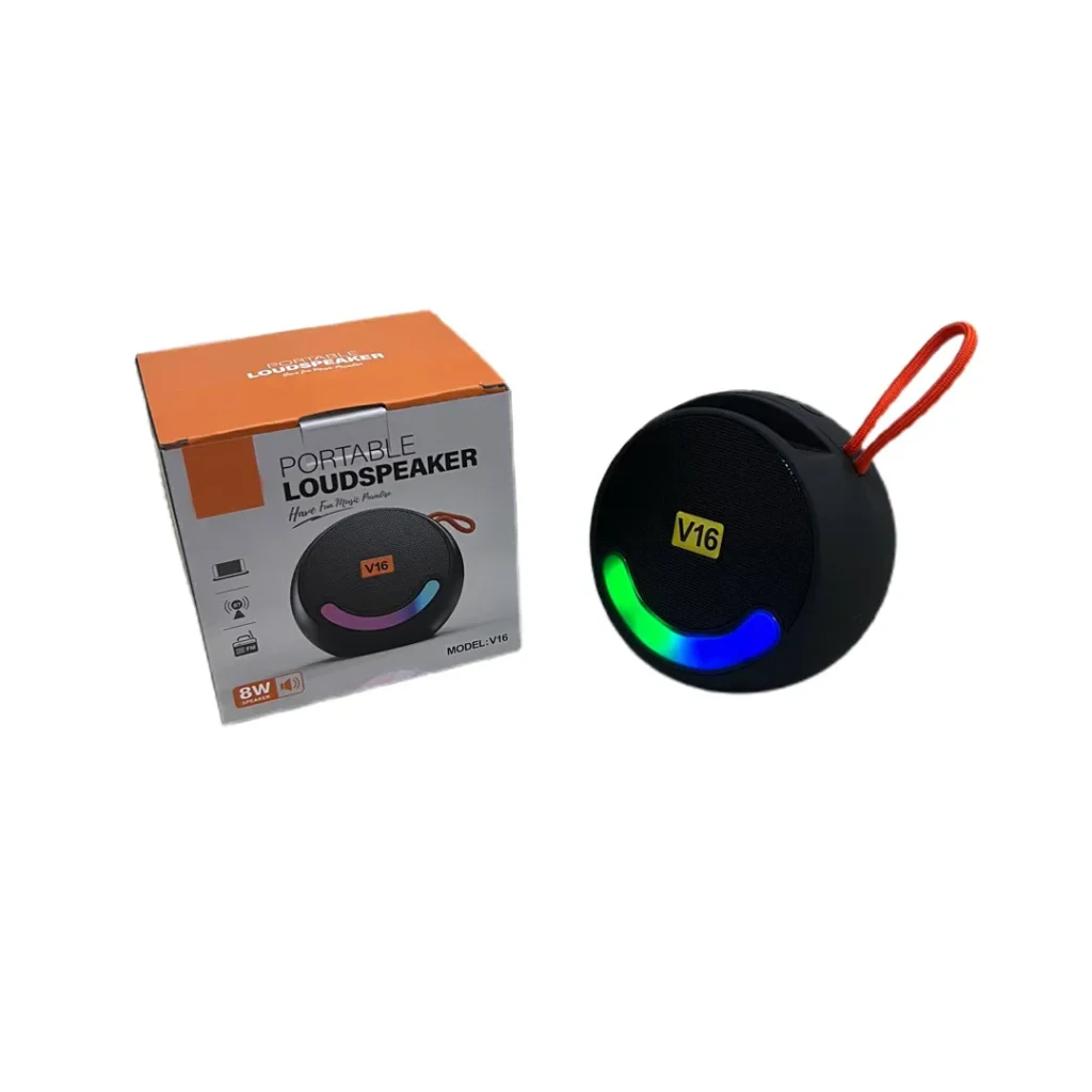 Boks per muzike me drita LED RGB