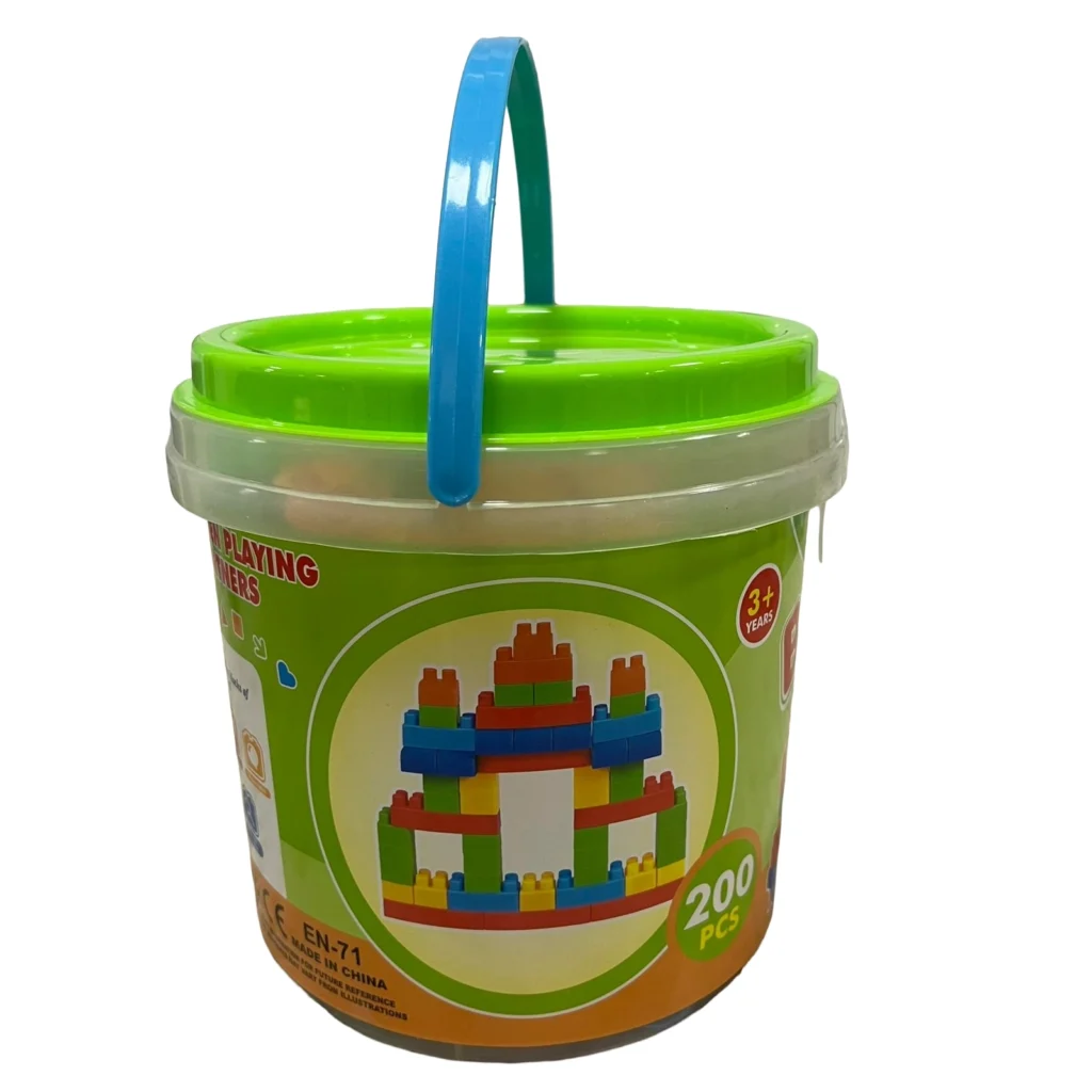 Blloqe Ndertimi per Femije (200 pcs) me Kove Praktike