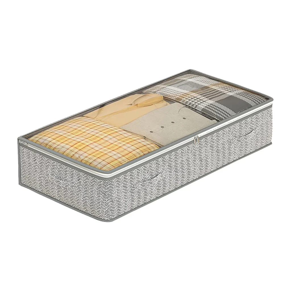 Kuti Organizuese Multifunksionale me Mbulese per Rrobat 100X50X25cm