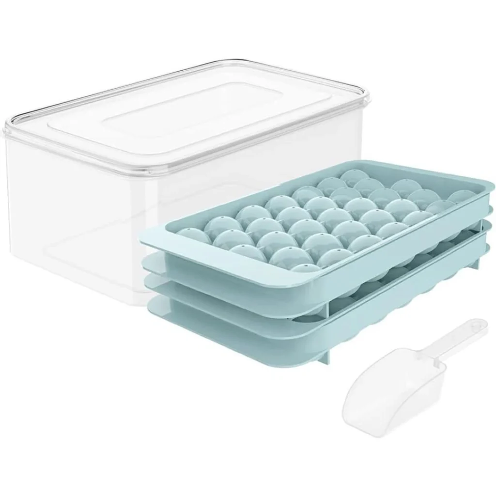 Set Tas me Kallupa Plastik per te Bere Akull ne Frigorifer