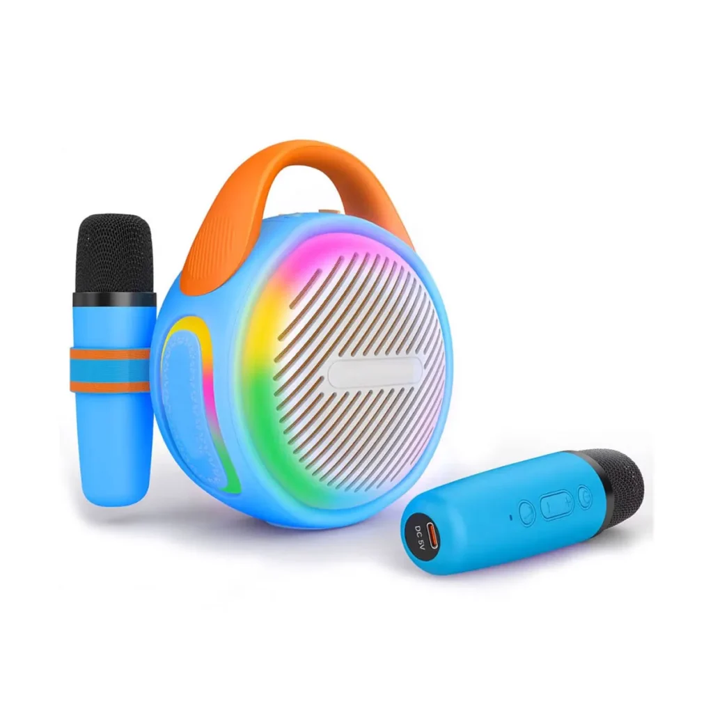 Boks me bluetooth per karaoke - aksesor argetues per femije