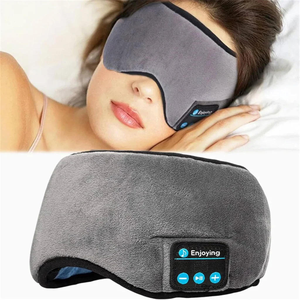 Maske Gjumi per Sy me Boks Muzike me Bluetooth