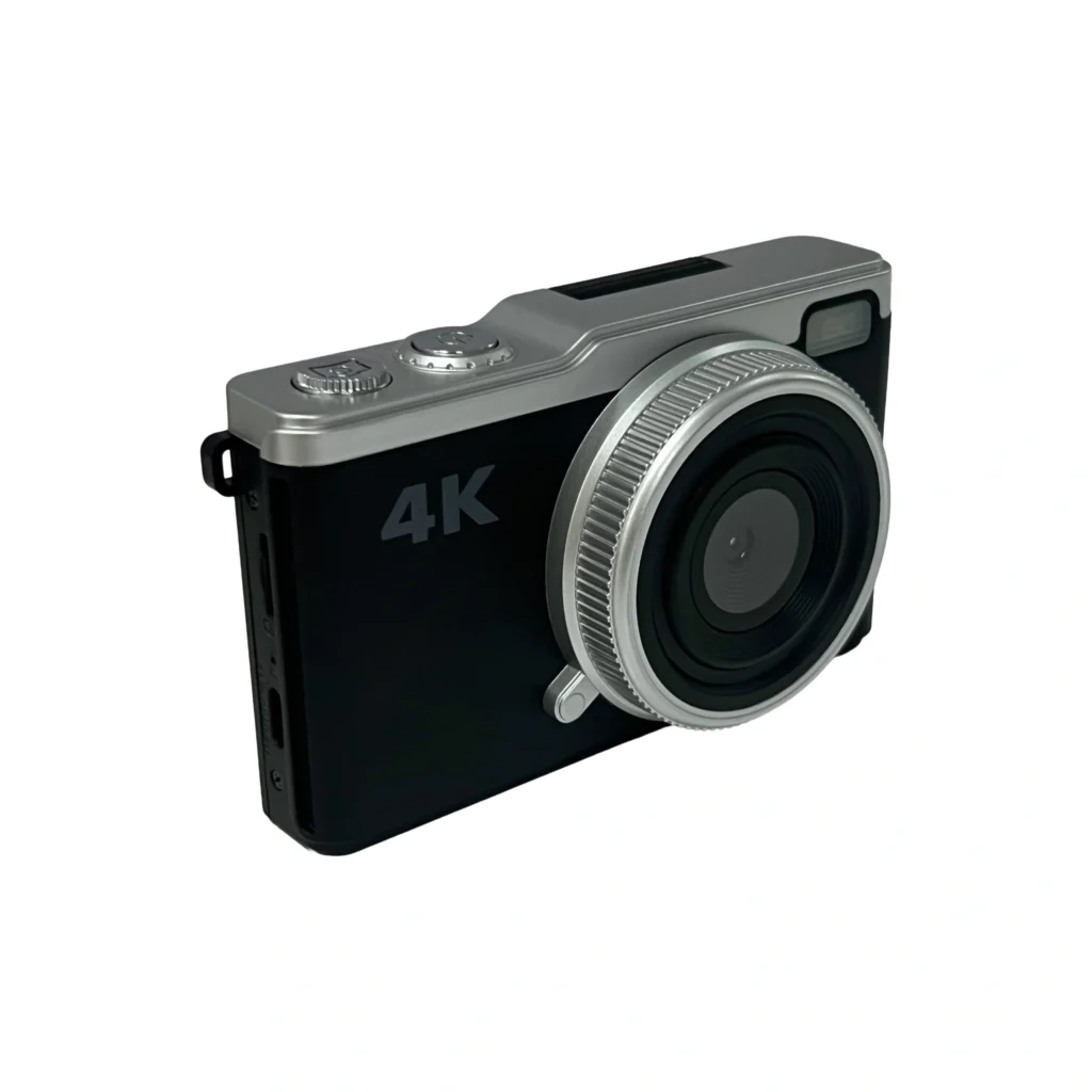 Kamera Multifunksionale 4K me LCD dhe Flash (D72)
