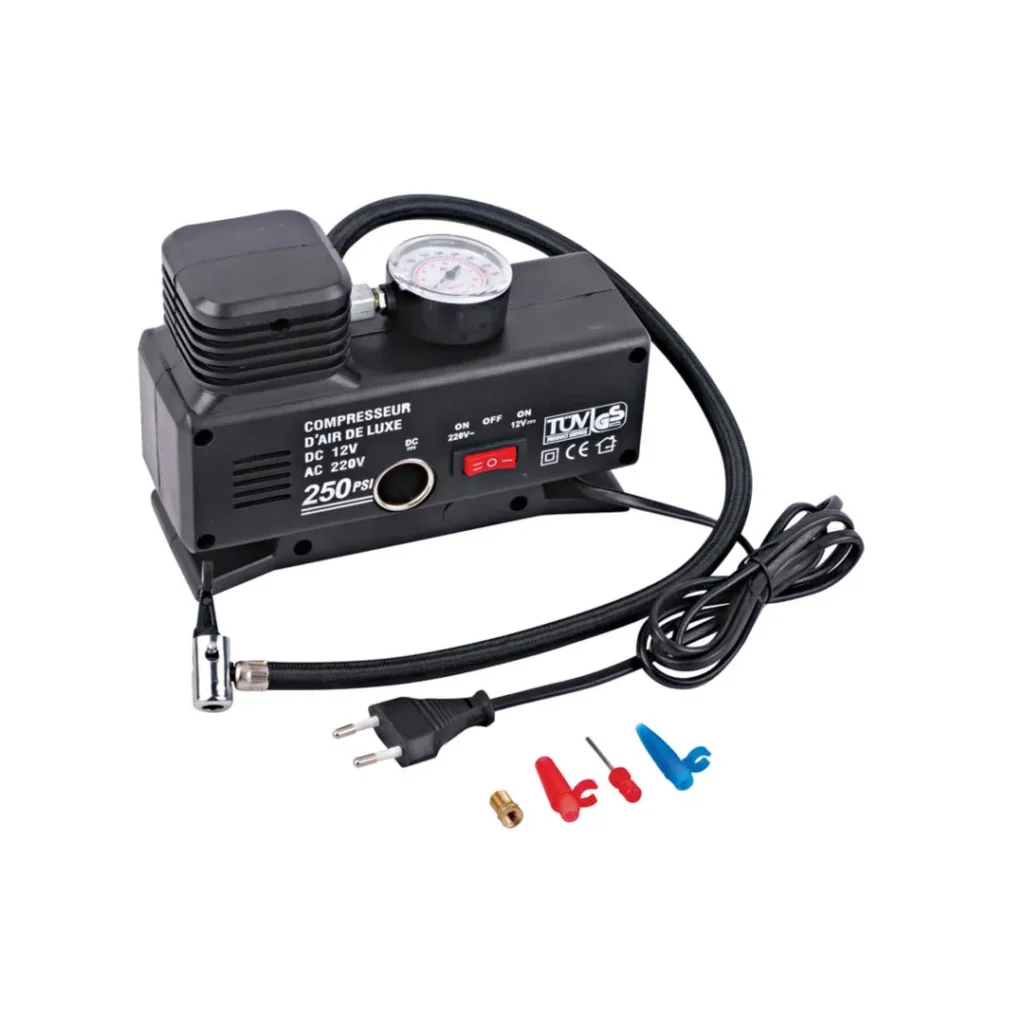Kompresor emergjence per makine me dy mundesi fuqizimi 12v dhe 220v