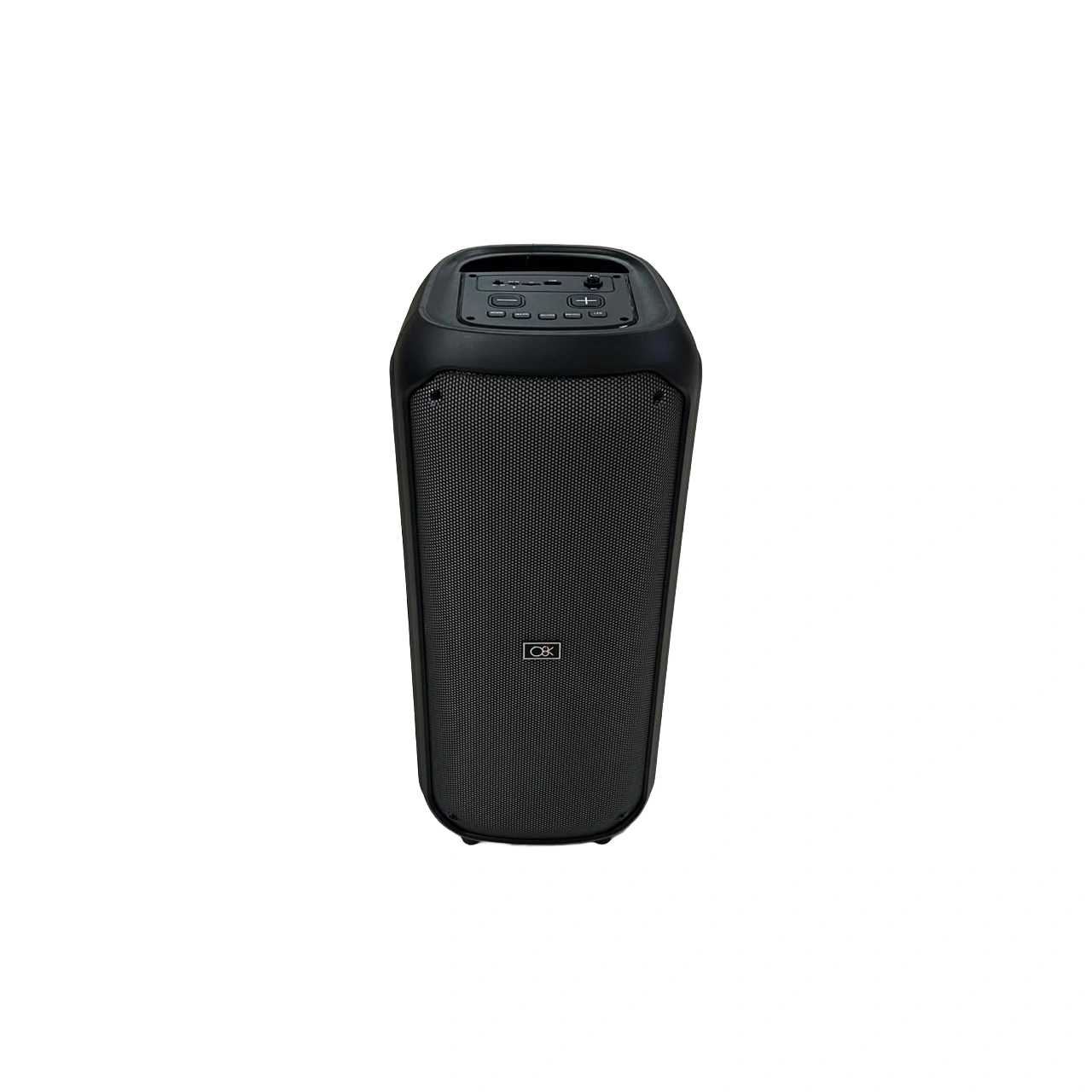 Boks muzike portativ BT-8819 me lidhje Bluetooth, dy altoparlantë 8 inç, mikrofon wireless dhe ndriçim LED