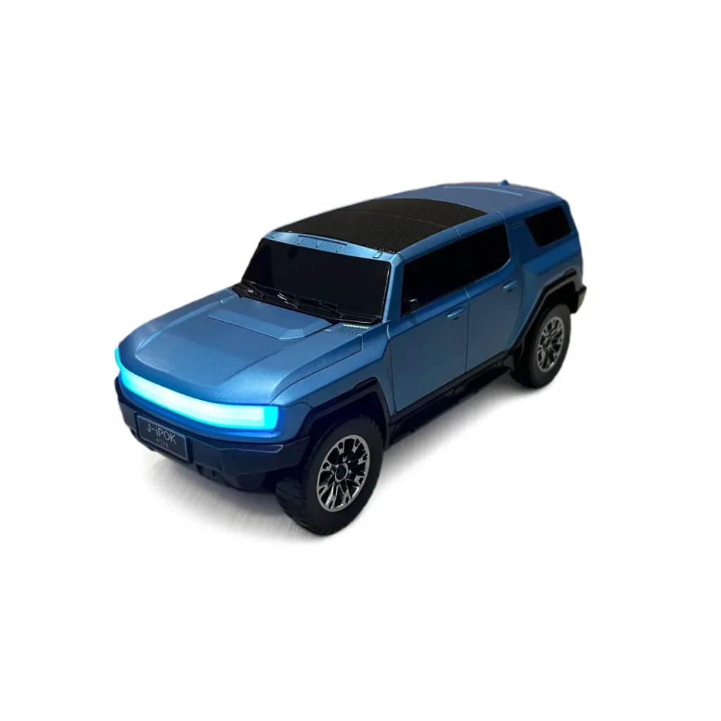 Boks muzikor Bluetooth 10W në formë makine me ndriçim RGB