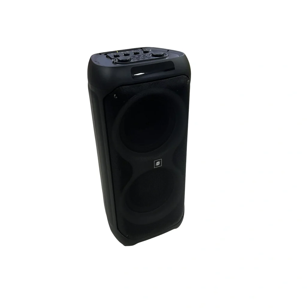 Altoparlant profesional Bluetooth ZEG-1218 me 2 mikrofona wireless, hyrje për kitarë, funksion TWS dhe zë të fuqishëm 1000W për festa dhe evente.