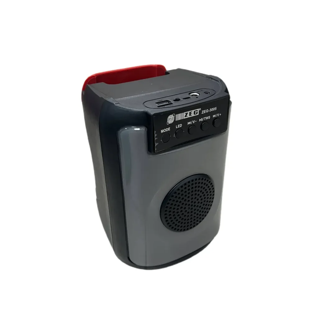 Boks muzike portabël ZEG-3005 15W me drita LED RGB dhe lidhje Bluetooth
