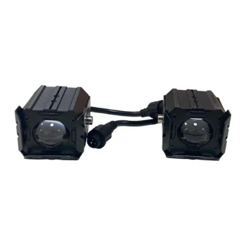 Set me 2 fenelina LED për motor me lupa zmadhuese dhe ndriçim me tre mënyra pune