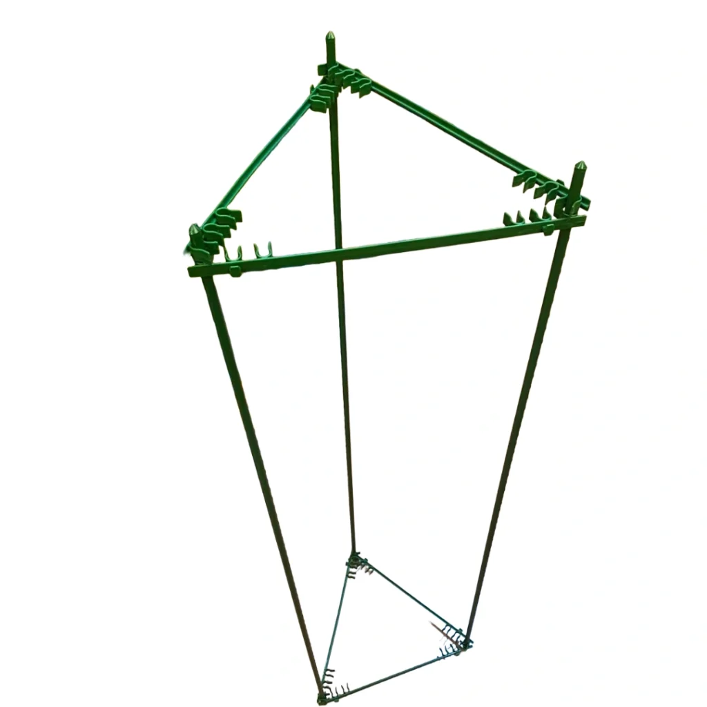 Mbështetëse trekëndëshe për bimët 90 cm
