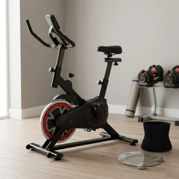 Set fitness me biçikletë spinning, korse Slimming dhe peshore elektronike