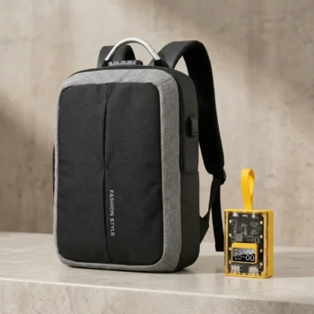 Powerbank 10000mAh + Çantë Shpine për Laptop me USB