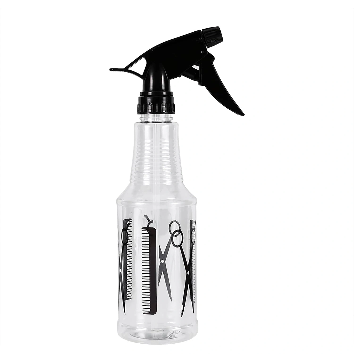 Shishe plastike spërkatëse 500ml për flokë me mjegull të imët, e përshtatshme për sallone bukurie, parukeri dhe berberë