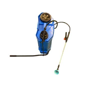 Spërkatëse shpine me kapacitet 16L, pompë elektrike, piston manual, karikues dhe rripa për mbajtje praktike gjatë punës