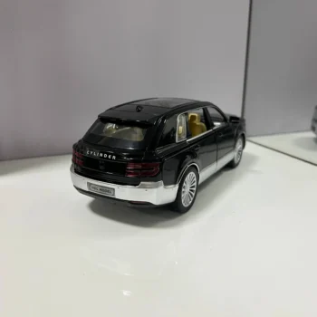 Makinë Toyota Century SUV me bateri, trup metalik dhe drita në pjesën e pasme, e rekomanduar për fëmijë 3+ vjeç