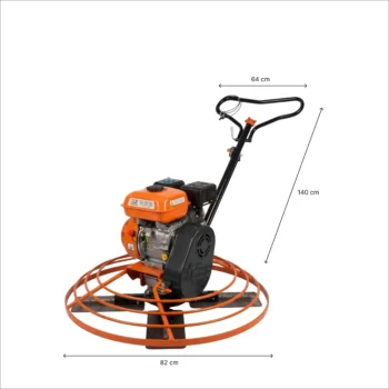 Helikopter betoni me motor benzine 7.5 hp për nivelimin dhe lustrimin e sipërfaqeve të mëdha