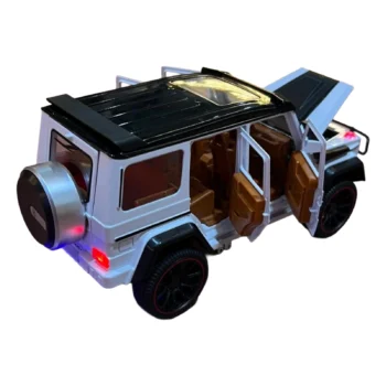 Makinë metalike G-Class V12 për fëmijë në përmasë 1:22, e disponueshme në ngjyrë të kuqe, zezë dhe bardhë.