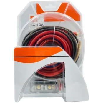 Set me kabuj për amplifikator makine 2200W për lidhjen me altoparlantë dhe transferim të sinjalit audio.