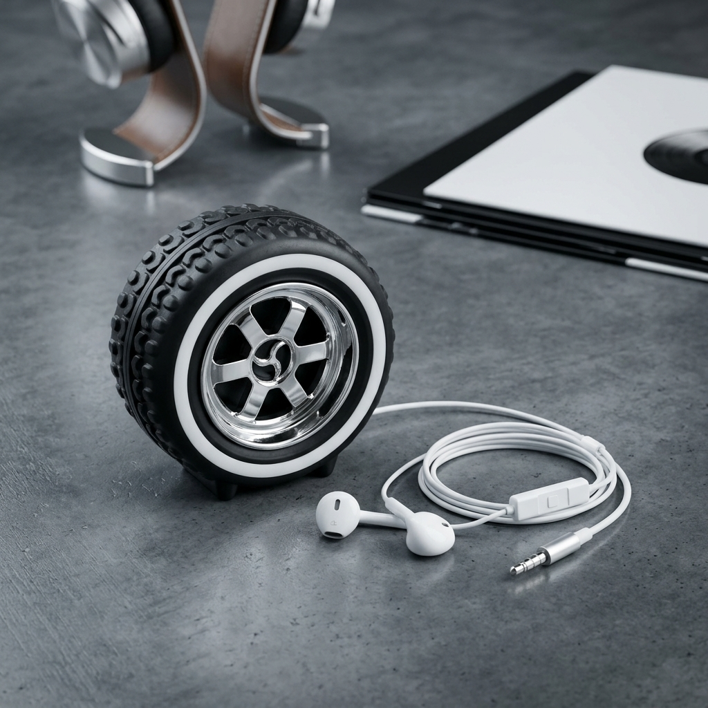 Set audio me Boks Bluetooth Car Tire RGB + Kufje Type-C EP-754.