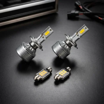Drita LED për makina XS-150 me fuqi 150W dhe ventilator turbo.